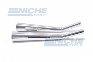 Kawasaki KZ750 Twins Performance Exhuast Motorcycle Mufflers Megaphone Chrome  002-0713